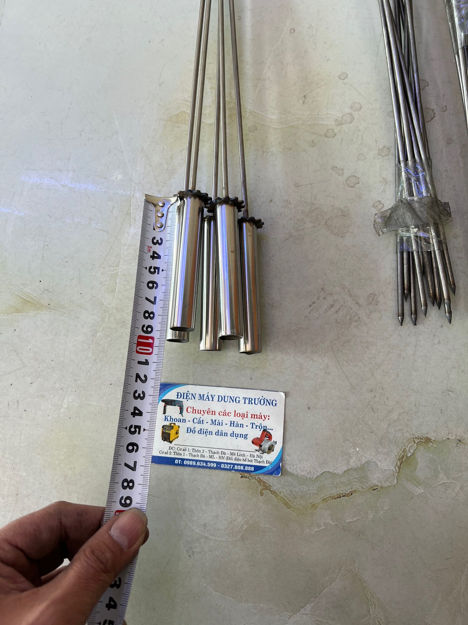 Combo 10 xiên nướng thịt dùng cho máy nướng