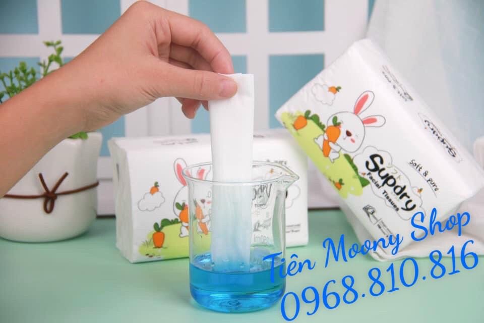 Khăn giấy rút 3 lớp Supdry gói 110 tờ