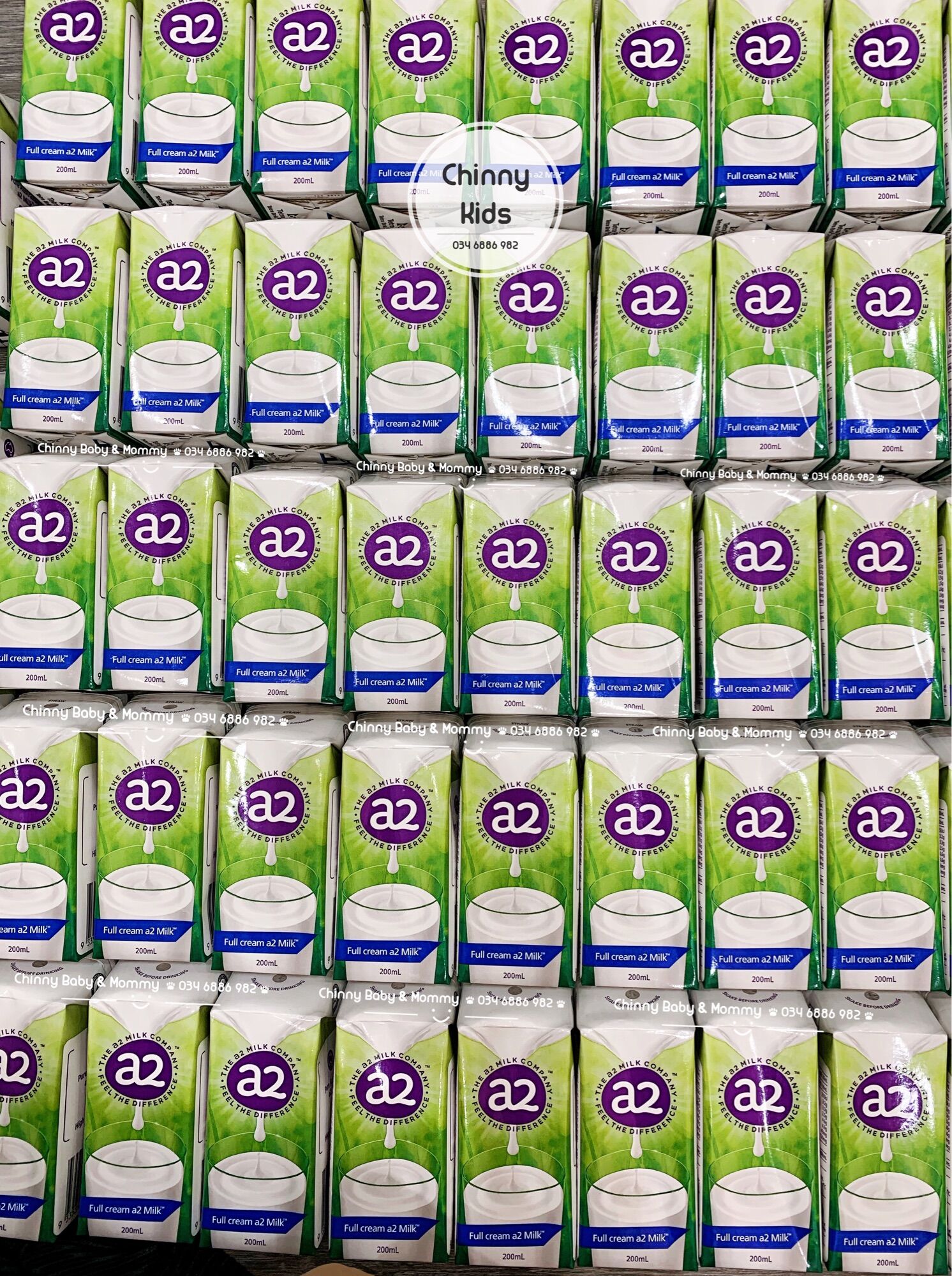 Thùng Sữa Tươi A2 Nguyên Kem Úc ( Dạng Nước )