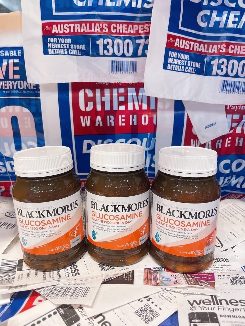 Blackmores Glucosamine Sulfate 1500mg Tablets 180 pack