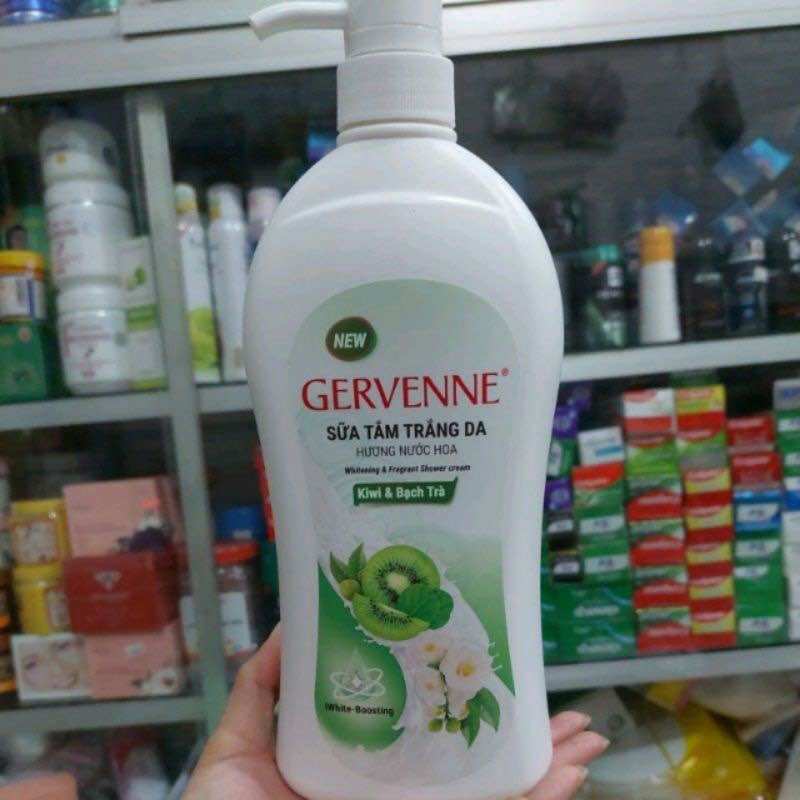 Gervenne Sữa tắm trắng da xanh 450gr