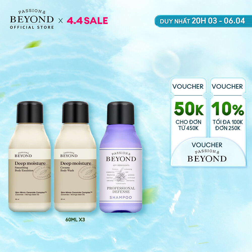 [Phiên bản trải nghiệm] Bộ 3 Sản phẩm dưỡng da Beyond Travel Kit