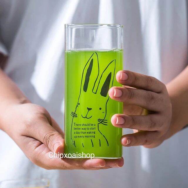 Ly Thủy Tinh Vuông Dễ Thương