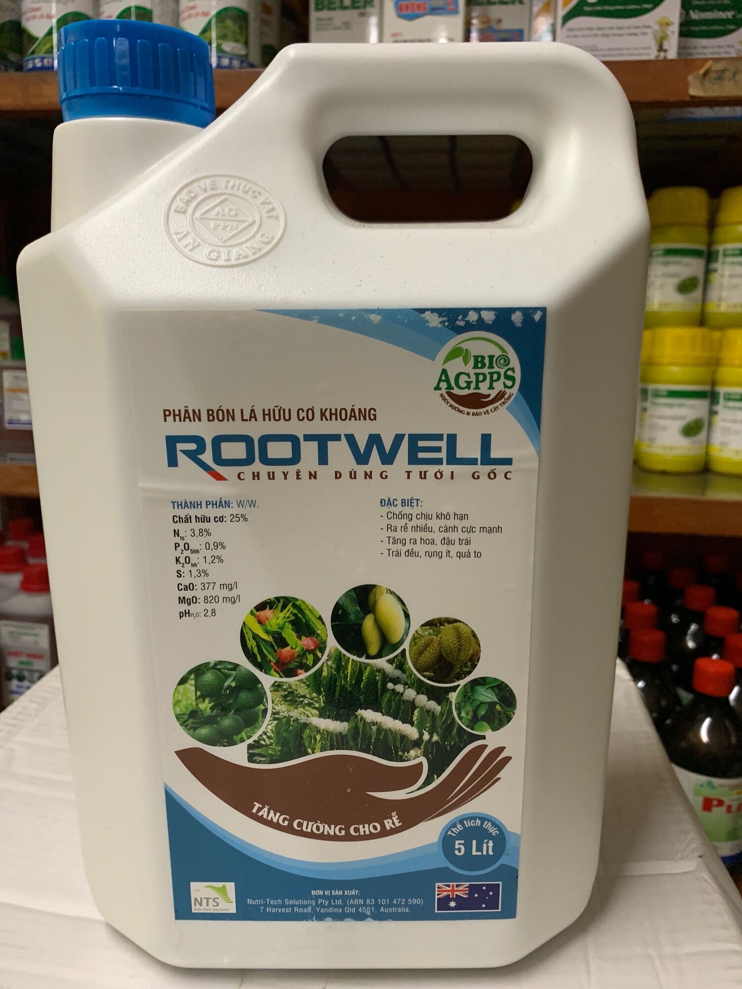 Rootwell của tập đoàn Lộc Trời can 5L