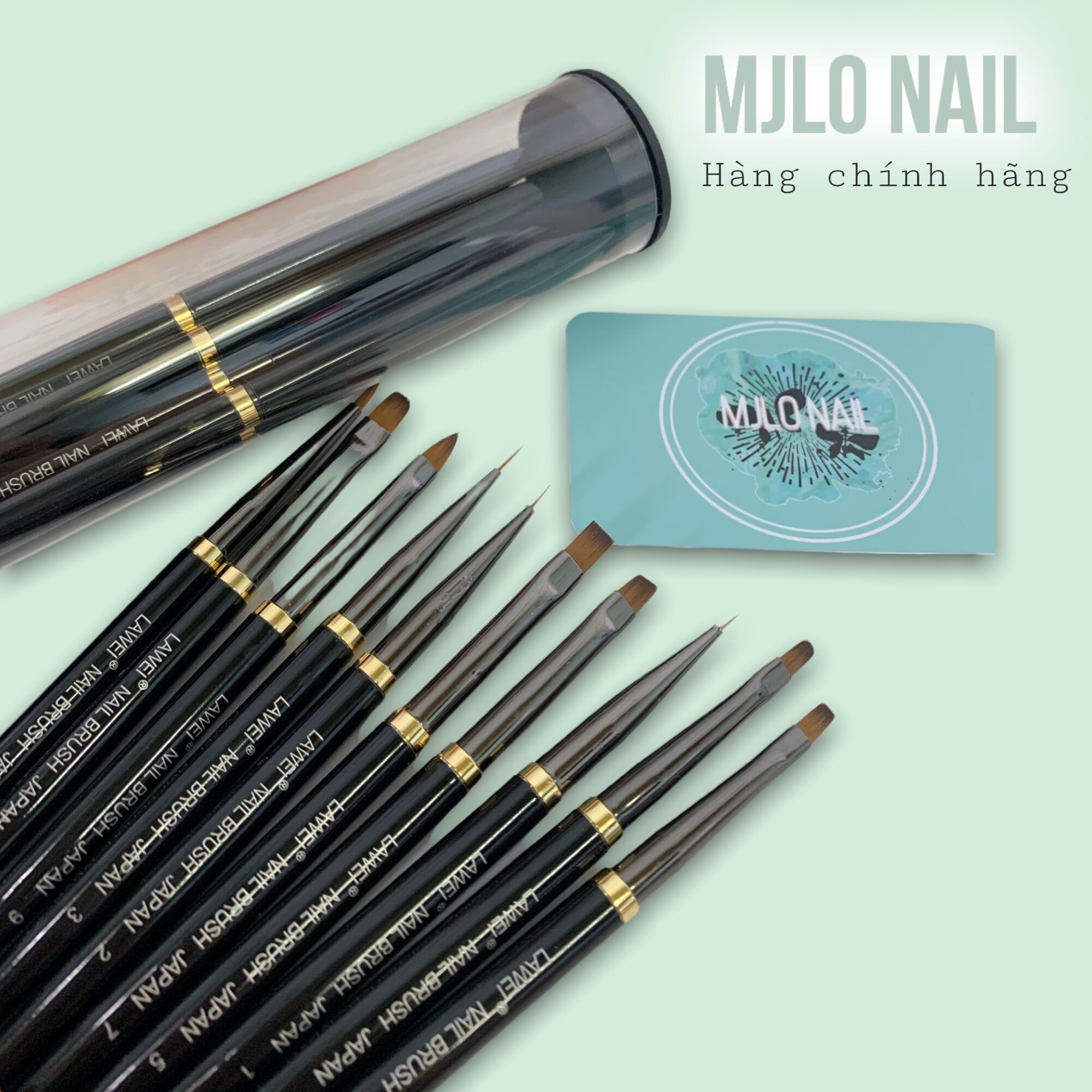Bộ cọ vẽ móng 10 cây