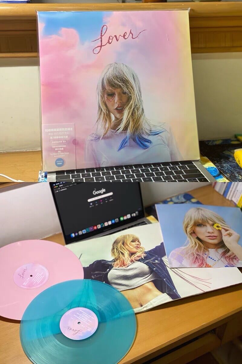 Đĩa nhạc than Taylor Swift Lover 12 inch