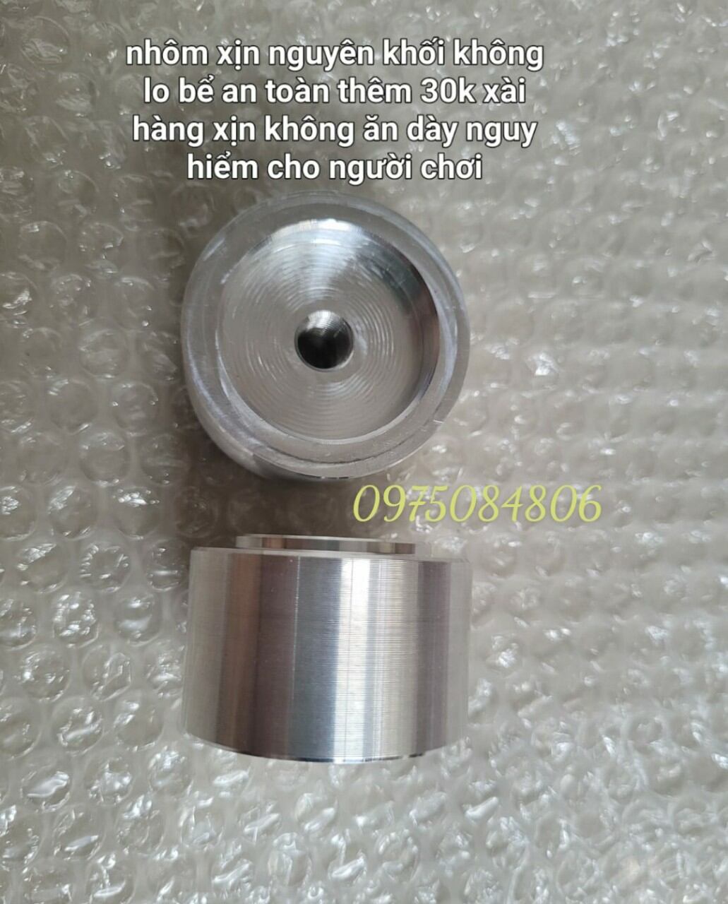 Cục đôn phuột nice nhôm xịn . hàng xịn nhôm tiện an toàn không lo bị nứt nguy hiểm chỉ thêm 30k mà an toàn cho người chơi