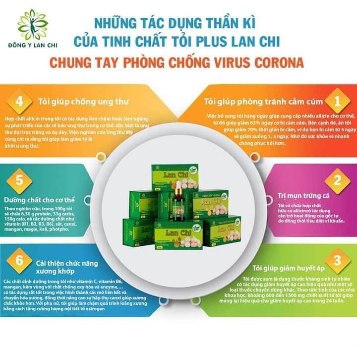 TINH CHẤT TỎI PLUS LAN CHI