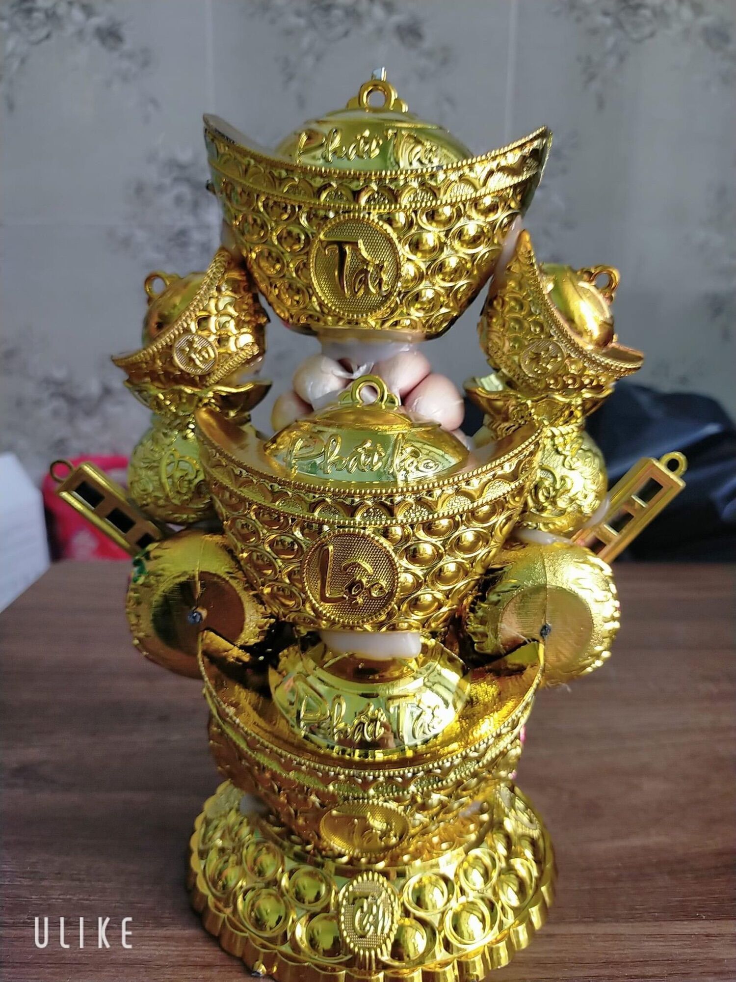 THÁP GẠO ĐẬU THẦN TÀI MAY MẮN