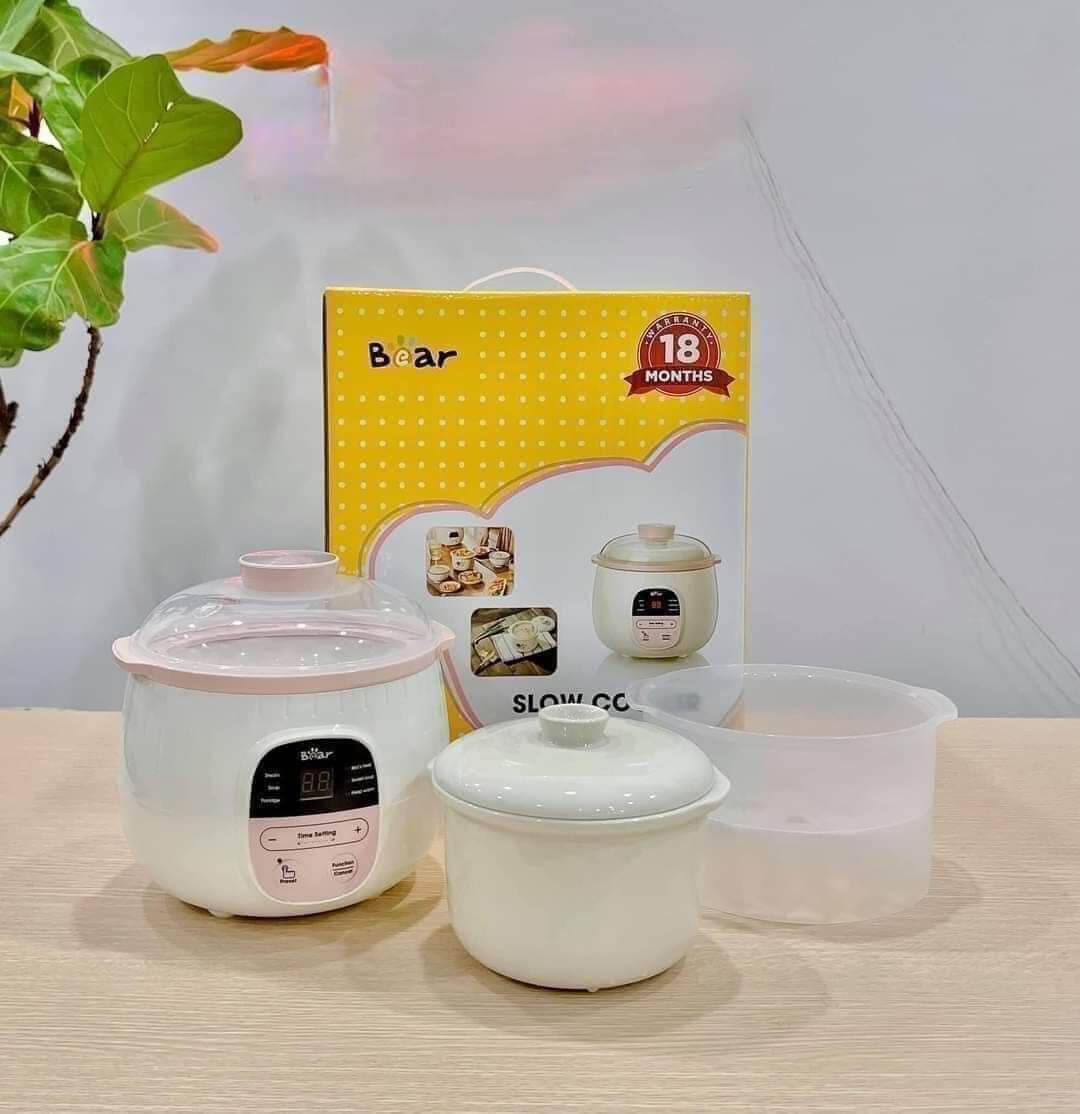 NỒI NẤU CHẬM BEAR 0.8l VÀ 1,6L