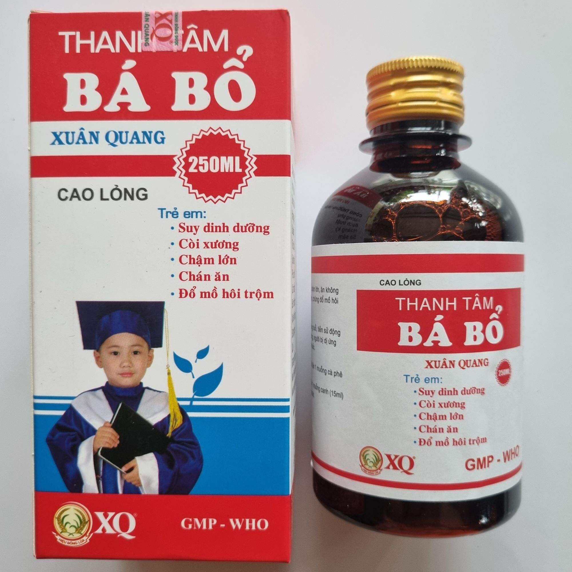 Thanh Tâm Bá Bổ Xuân Quang - hỗ trợ trẻ suy dinh dưỡng kém ăn