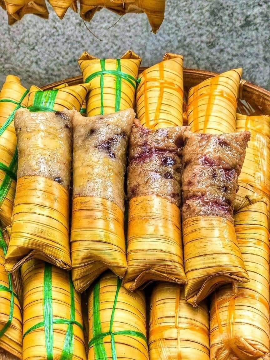 Bánh lá dừa nhân đậu/chuối 10 bánh (chỉ ship HCM)