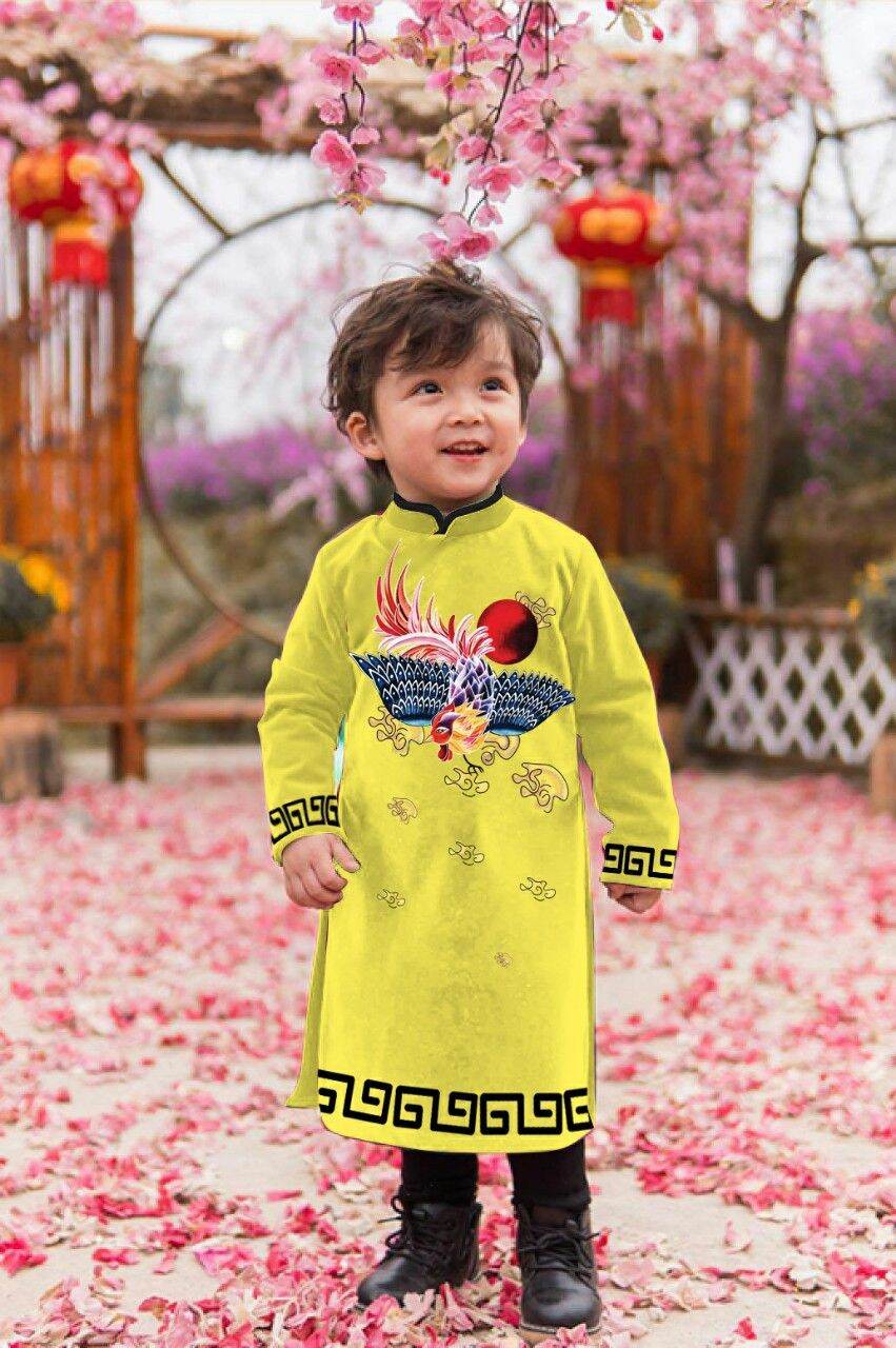 áo dài bé trai