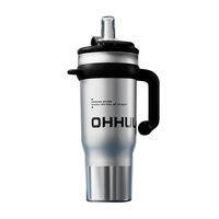 YIQIANJIN | Ly Du Lịch Giữ Lạnh Dung Lượng Lớn Có Ống Hút