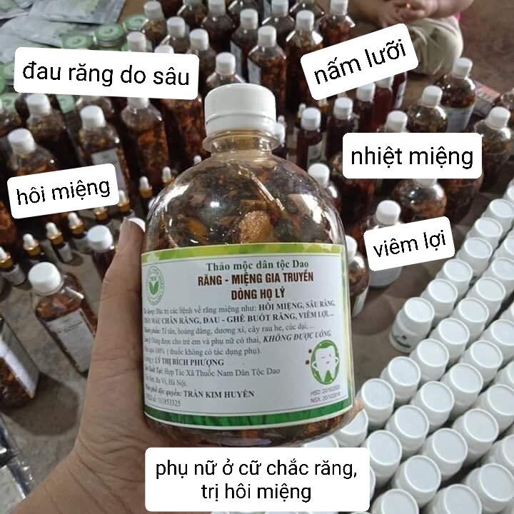thảo mộc trăng miệng trần kim huyền 500ml