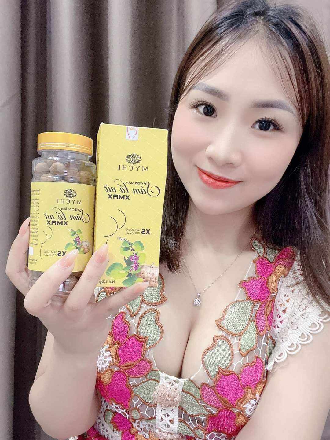 Kẹo mầm sâm tố nữ Xmax (mua 4 tặng 1= 5 hộp)