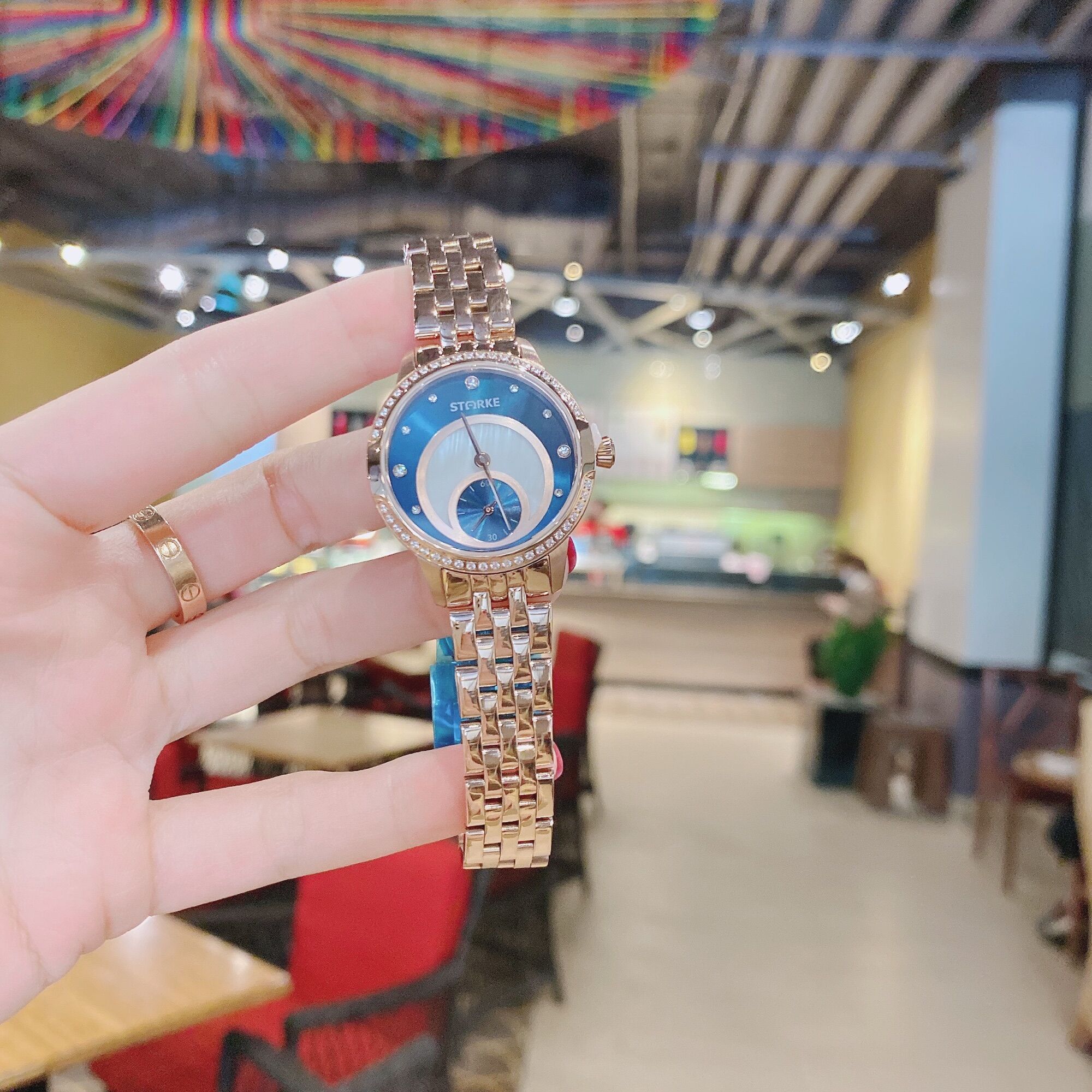 Đồng Hồ Nữ Starke Xanh Navy