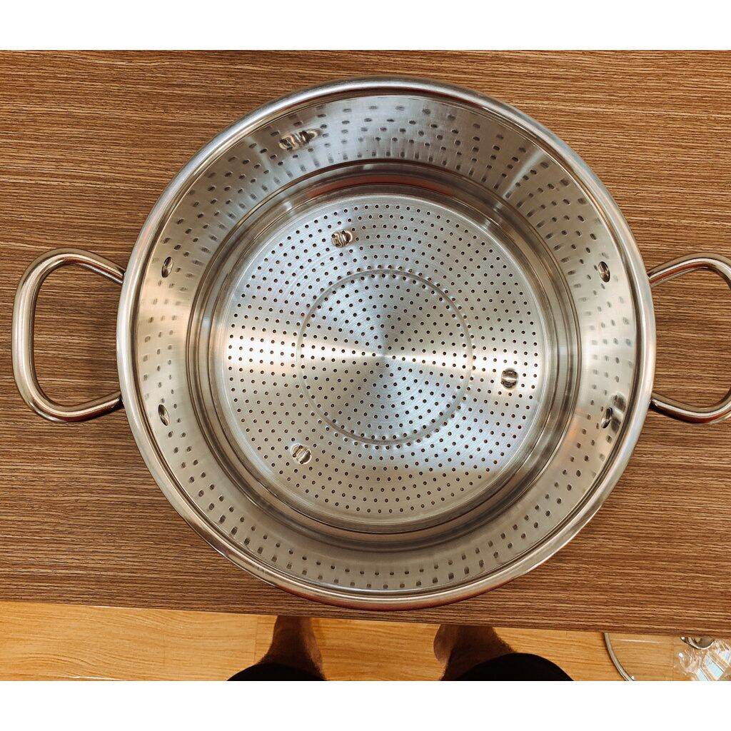 NGĂN XỬNG HẤP INOX CAO CẤP SIZE 24 Five star