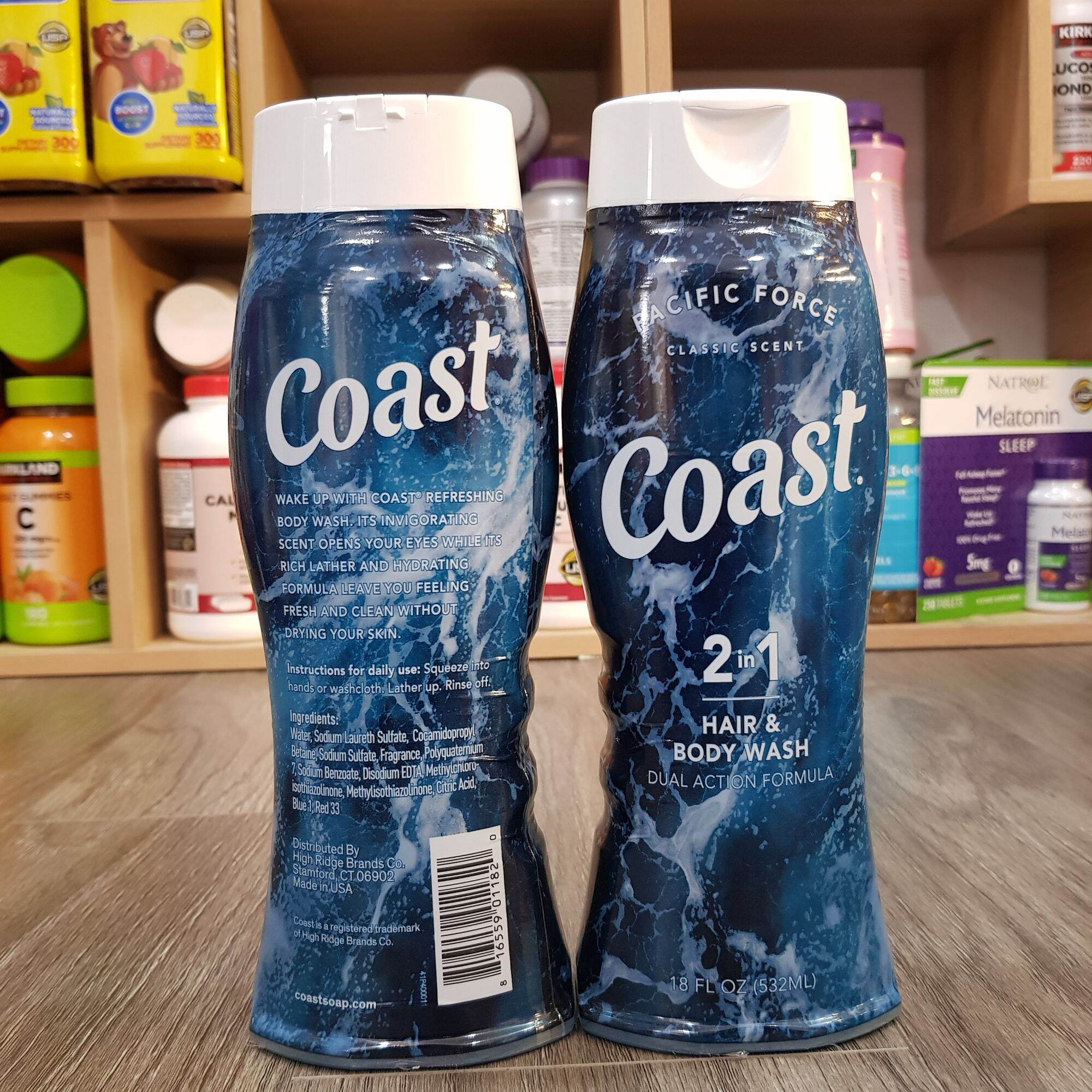 Tắm gội Coast 532ml mẫu mới 2021