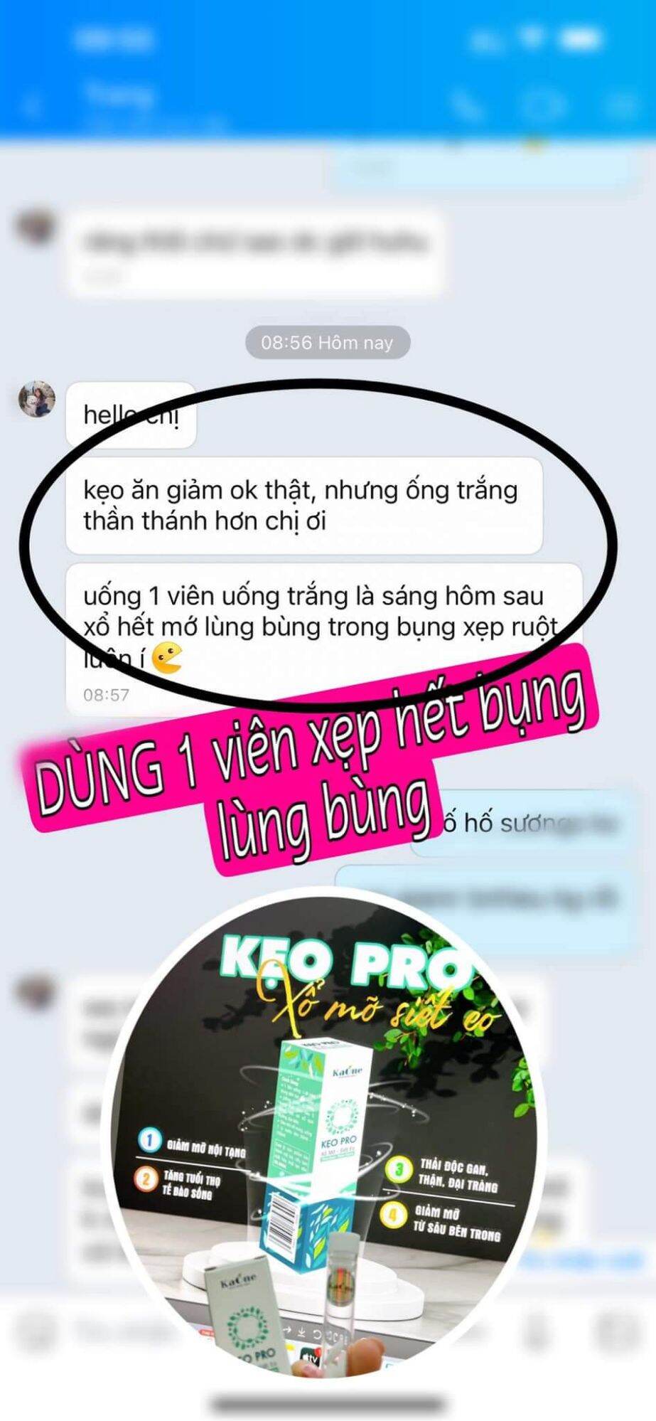 KẸO PRO SIẾT EO XỔ MỠ