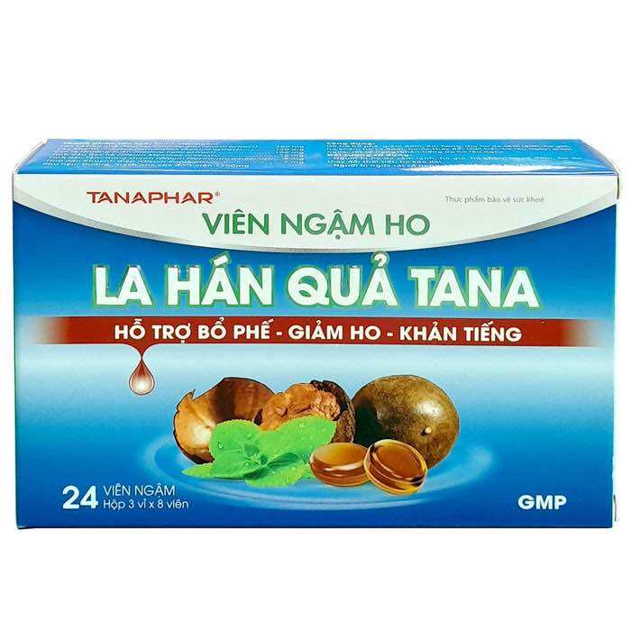 Viên ngậm ho la hán quả tana có đường