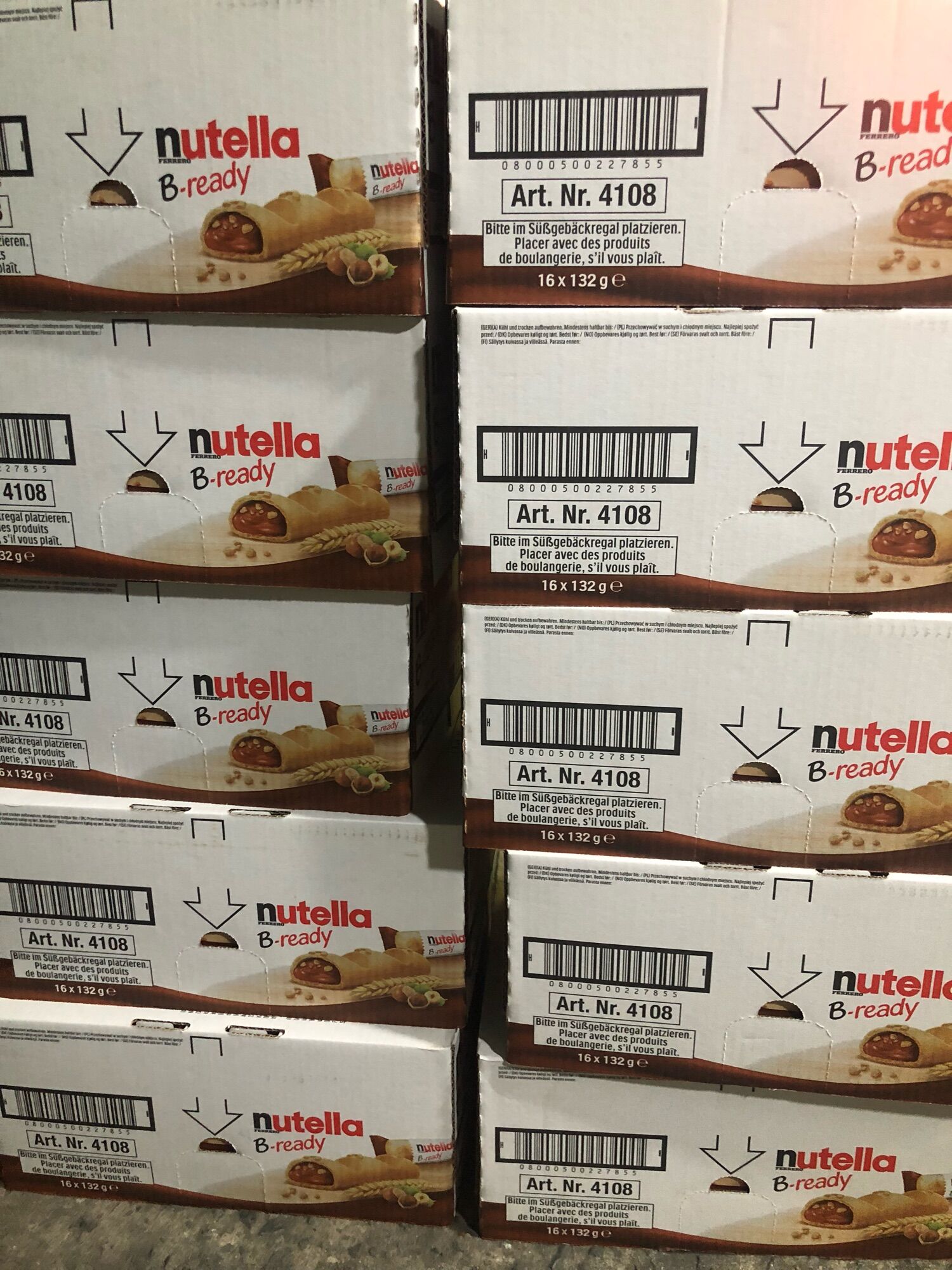 Bánh Nutella B-Ready Hộp 6 cái