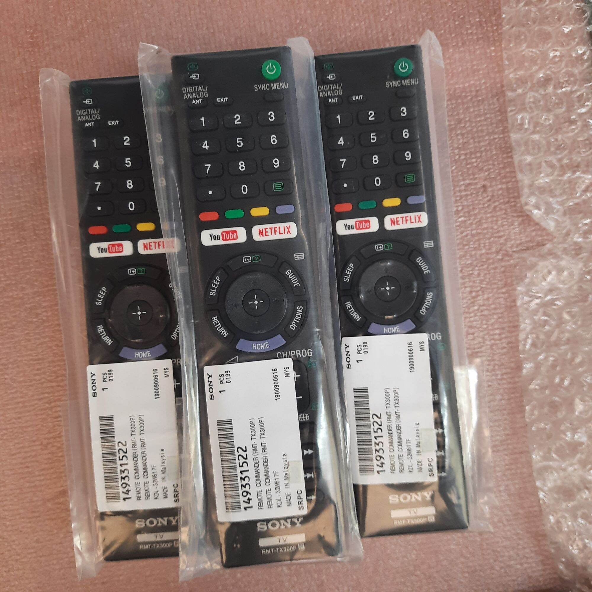 Remote tv Sony
