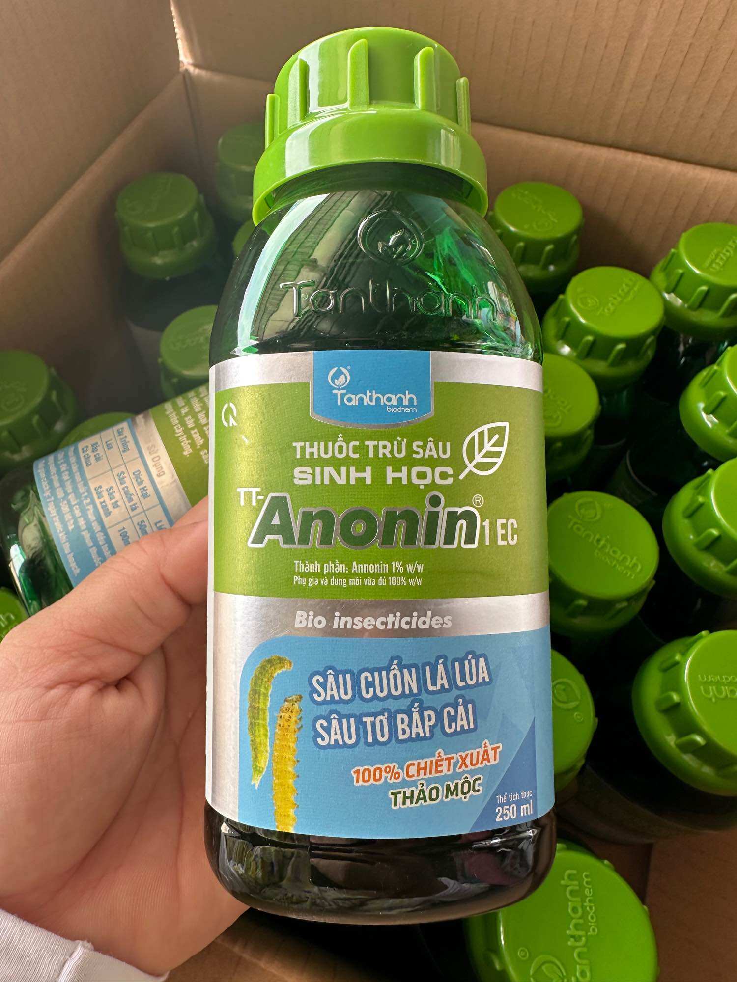 Thuốc trừ sâu chiết xuất thảo mộc Anonin 1Ec chai 250ml