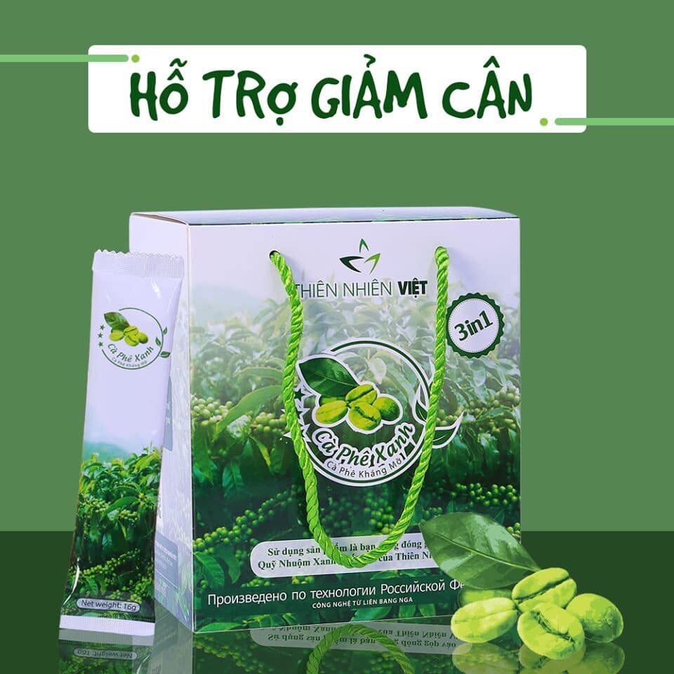 Cà phê xanh.cà phê giảm cân kháng mỡ thiên nhiên việt