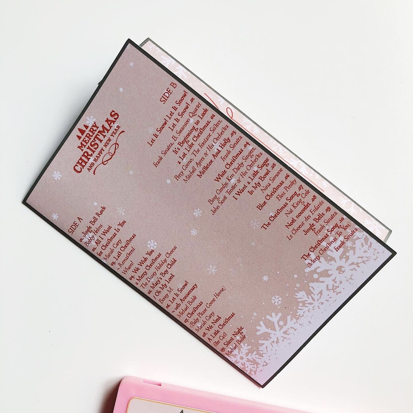 Băng cassette Merry Christmas (Custom Cassette Tape)