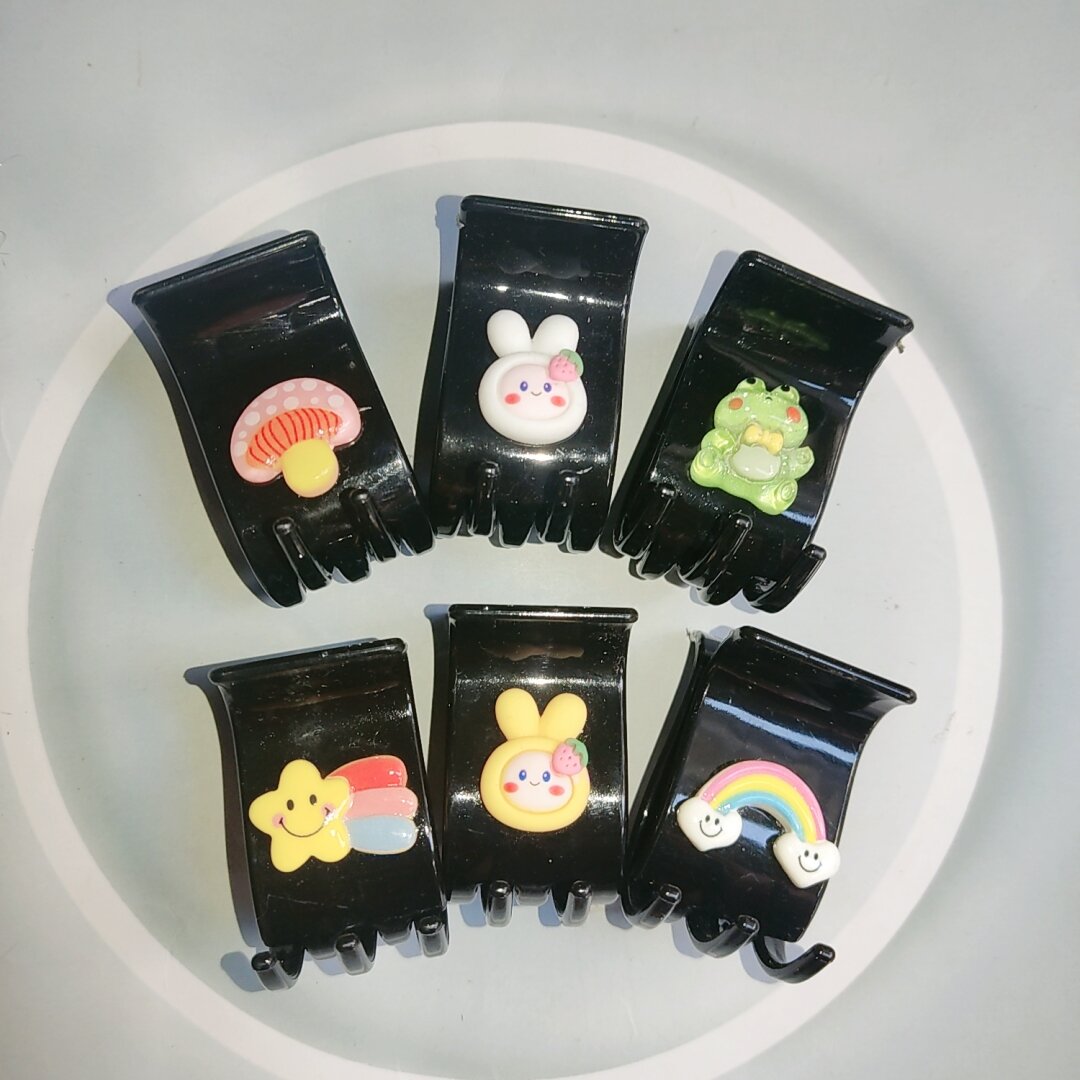 Kẹp tóc càng cua 5 răng cute,kẹp tóc càng cua 5 răng hình thú dễ thương