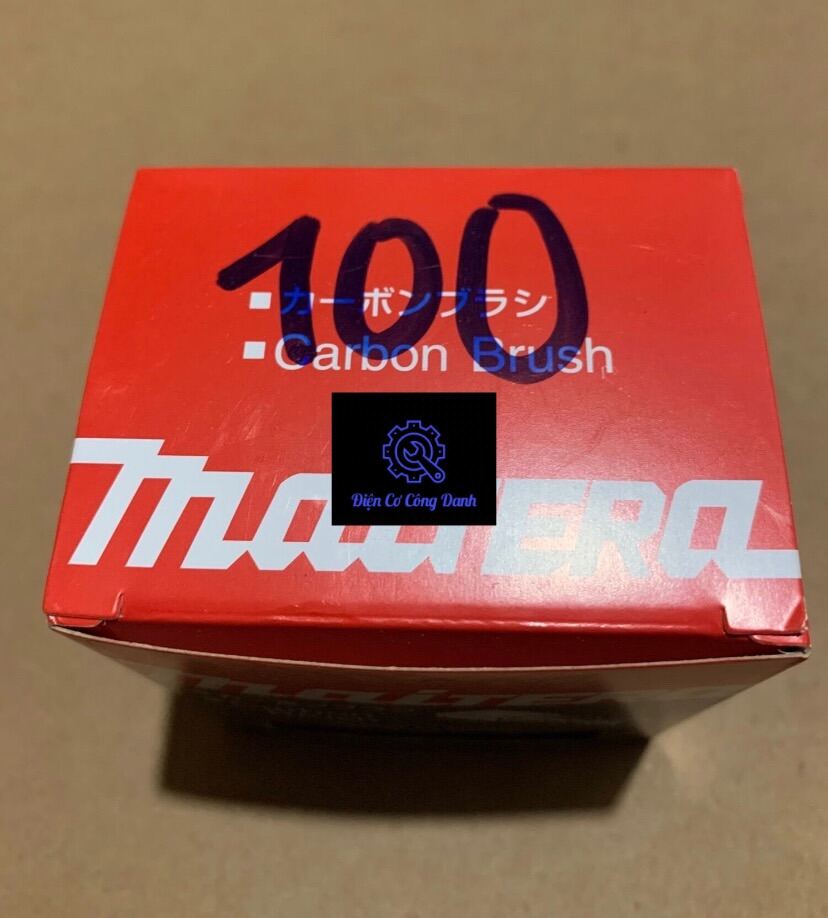 Chổi than Maitera 100 lắp máy đục cầm tay Makitaa 0810, mài góc cầm tay Crown 13288, máy chà tường cầm tay,....