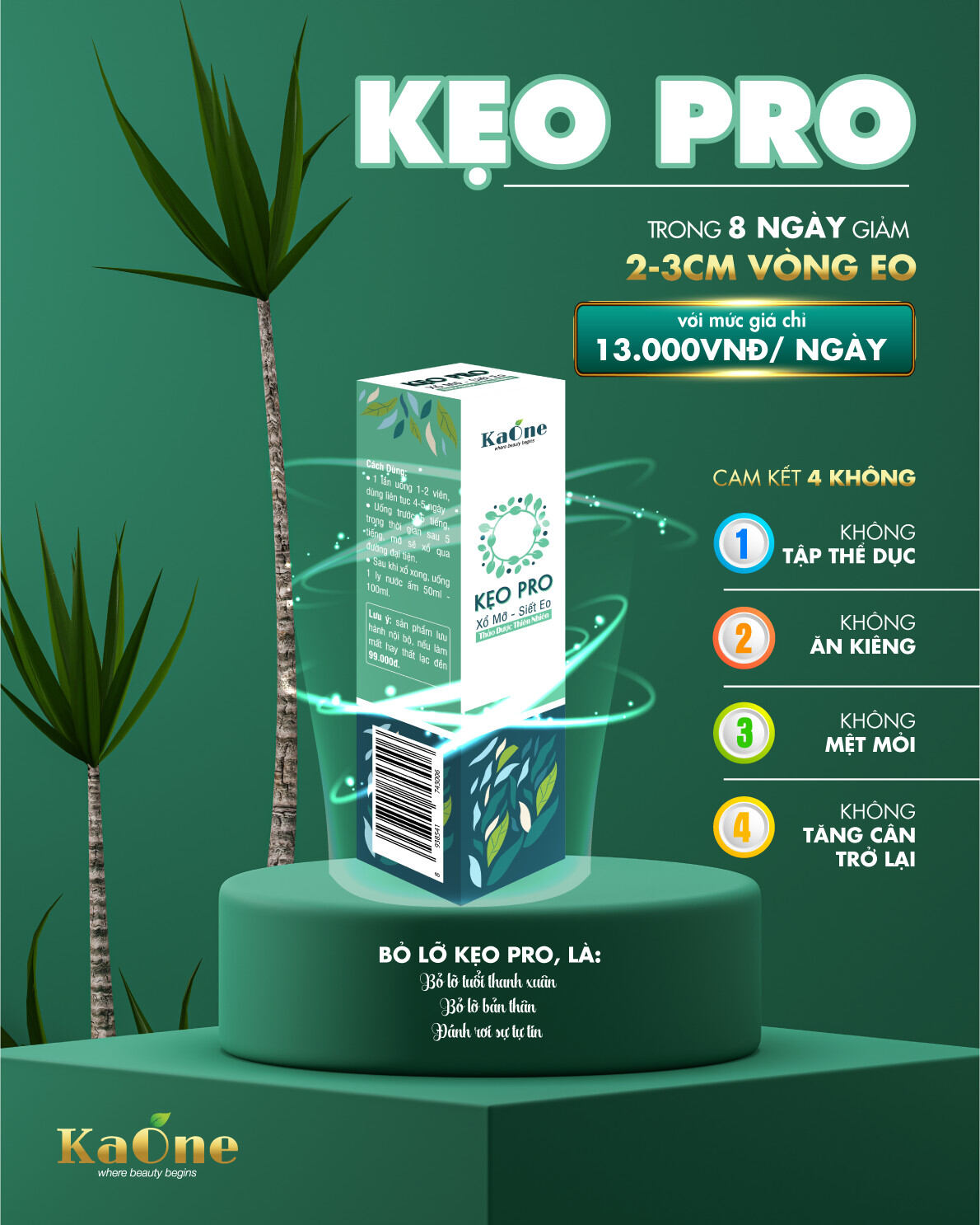 Kẹo pro siết eo xổ mỡ