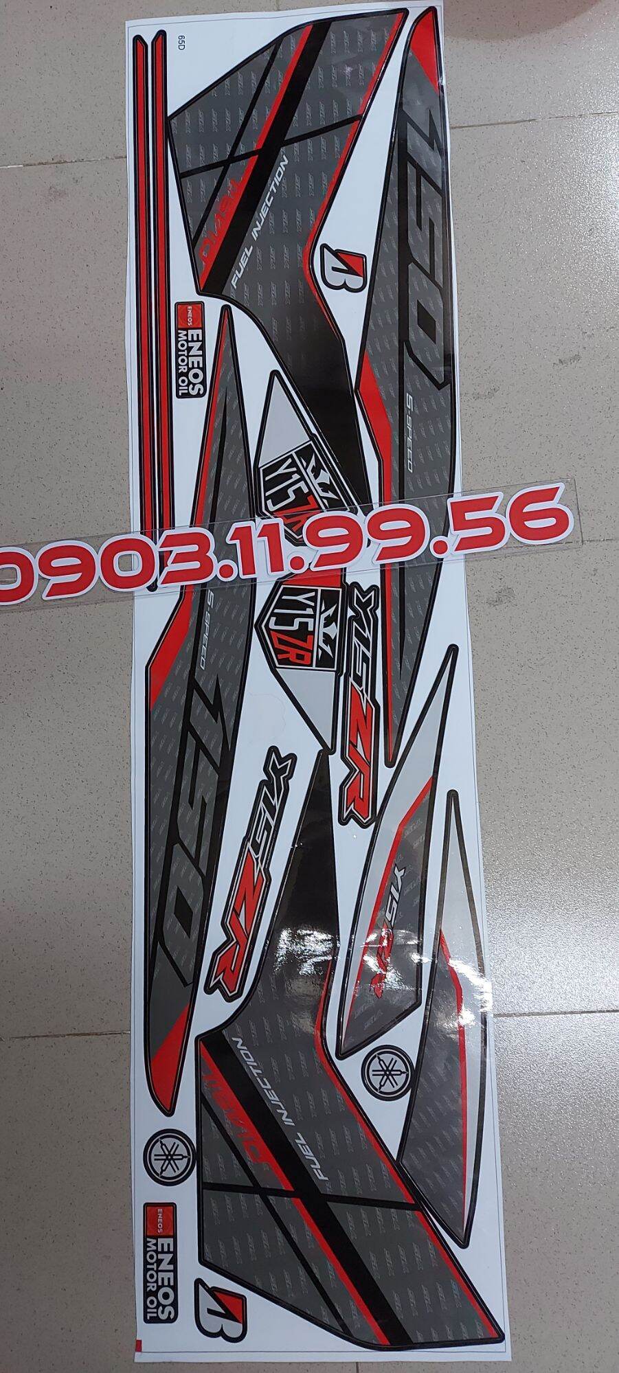 tem rời exciter 150 đen y15zr
