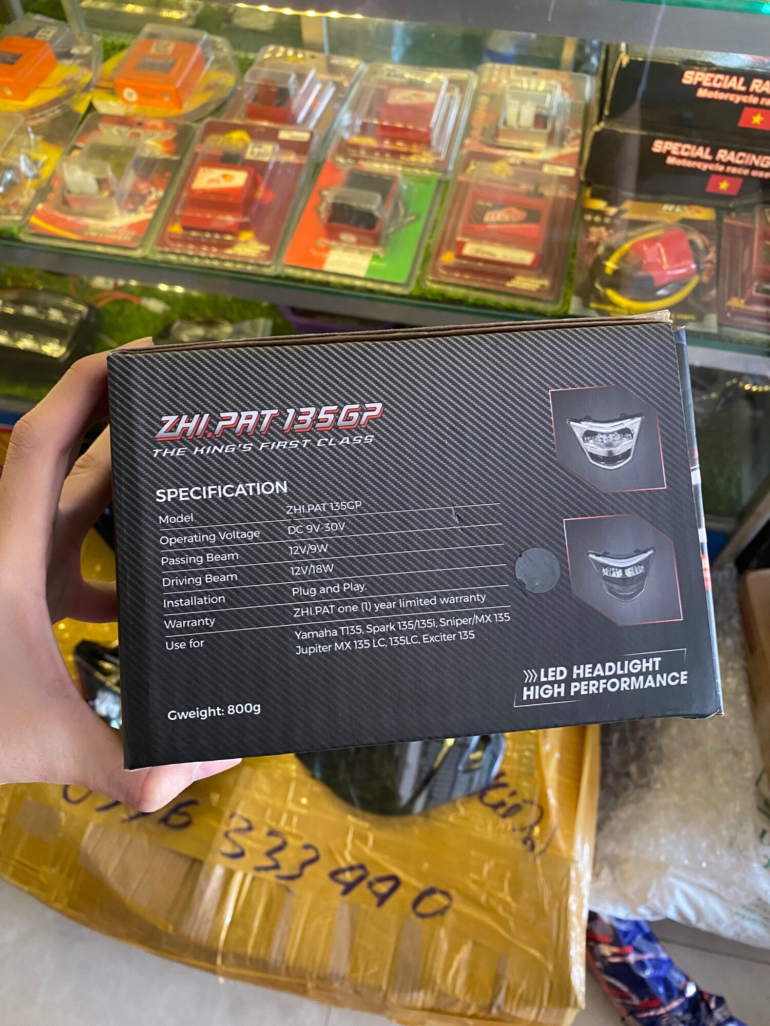 COMBO ĐẦU ĐÈN 2 TẦNG ZHIPAT CHO EX 2010