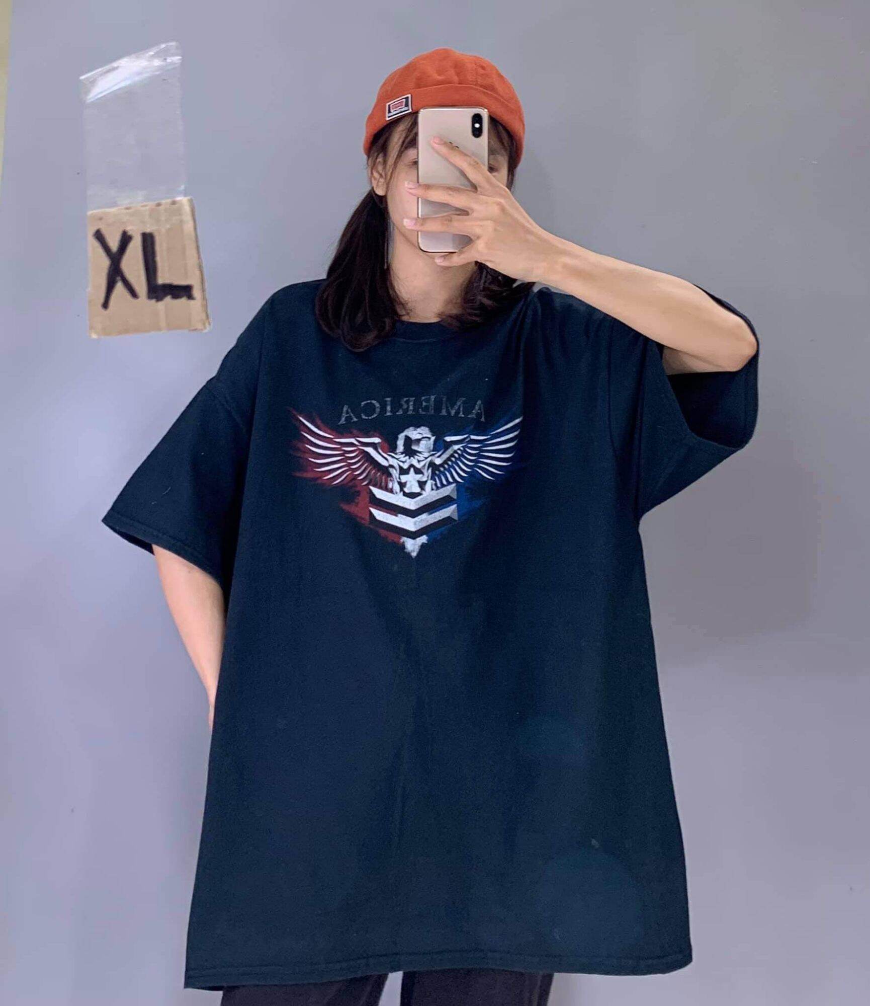 áo thun mỹ 2hand form rộng unisex