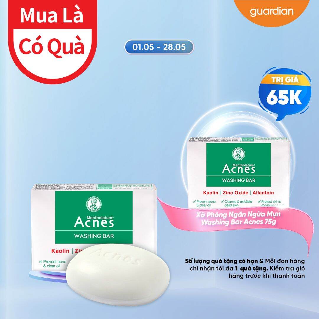 Xà Phòng Ngăn Ngừa Mụn Washing Bar Acnes 75Gr