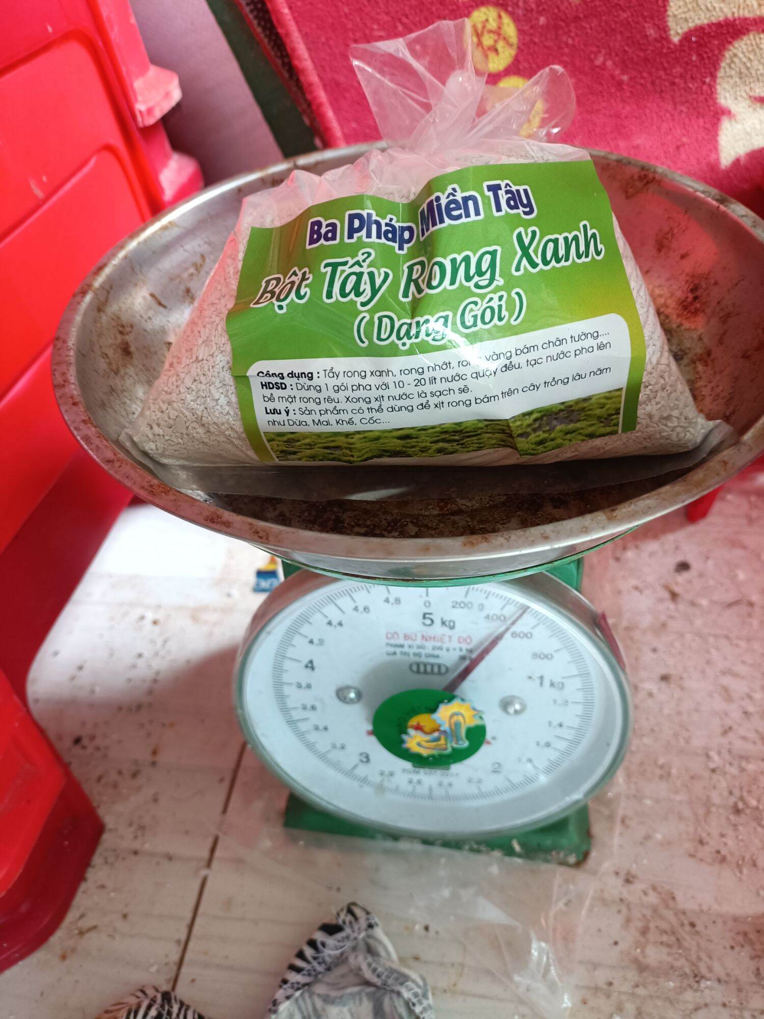 1kg Bột Tẩy Rong xanh
