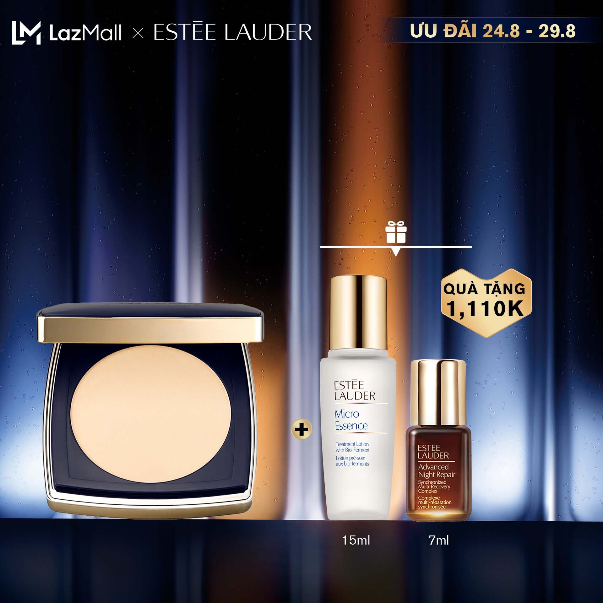 Phấn nền dạng nén Estee Lauder Double Wear Stay-in-Place Matte Powder Foundation SPF 10