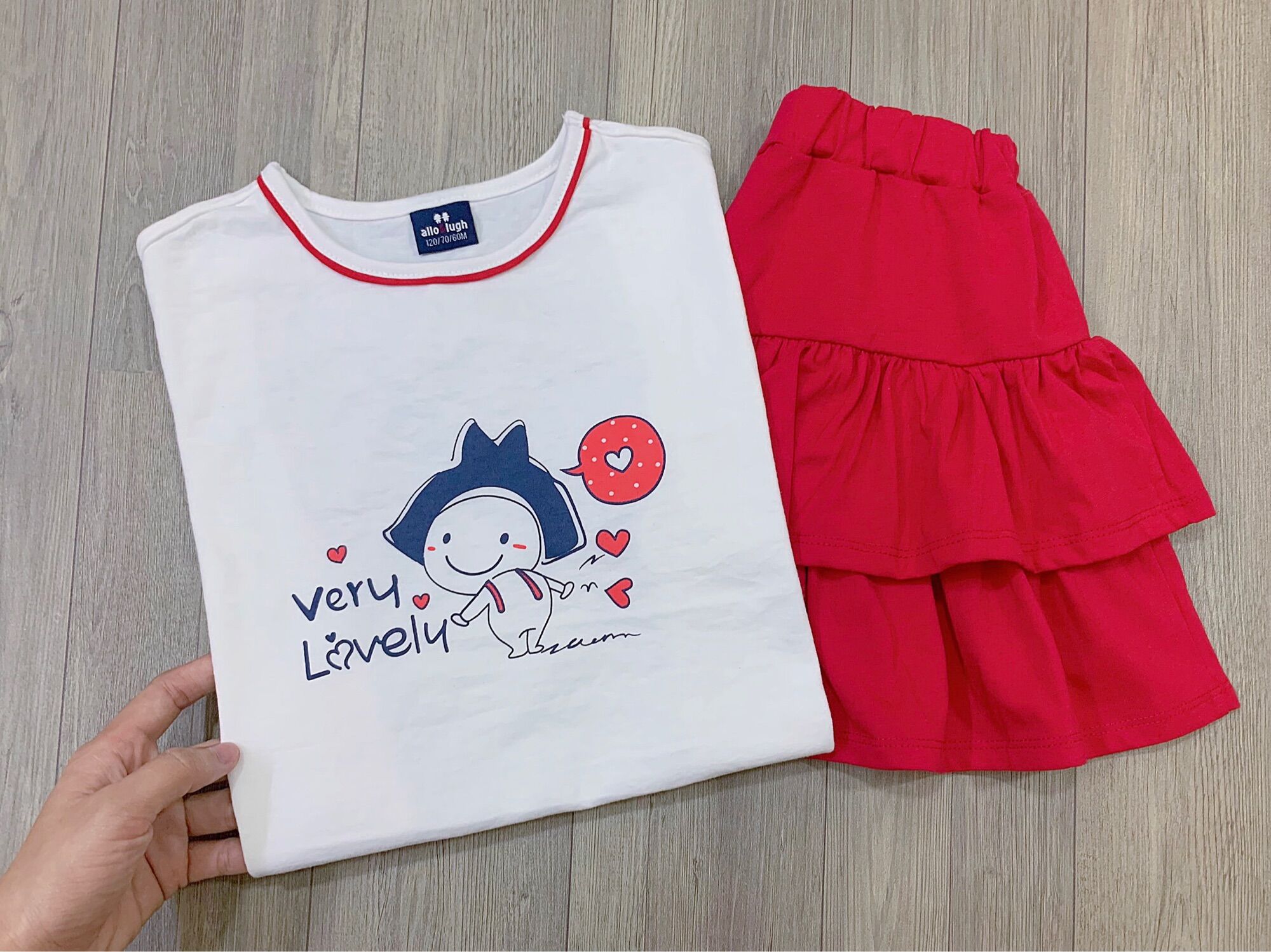 Set Allo&lugh VN xuất Hàn dư xịn bé gái