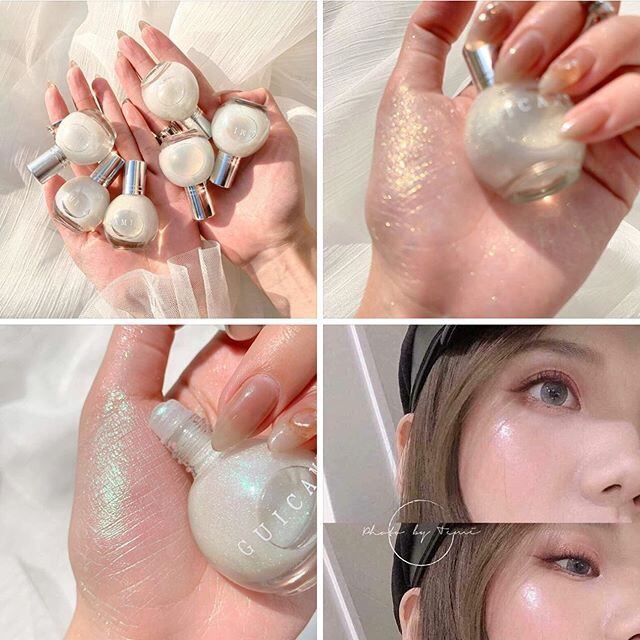 Nhũ Bắt Sáng Highlight GUICAMI Dạng Lỏng Chai Lăn
