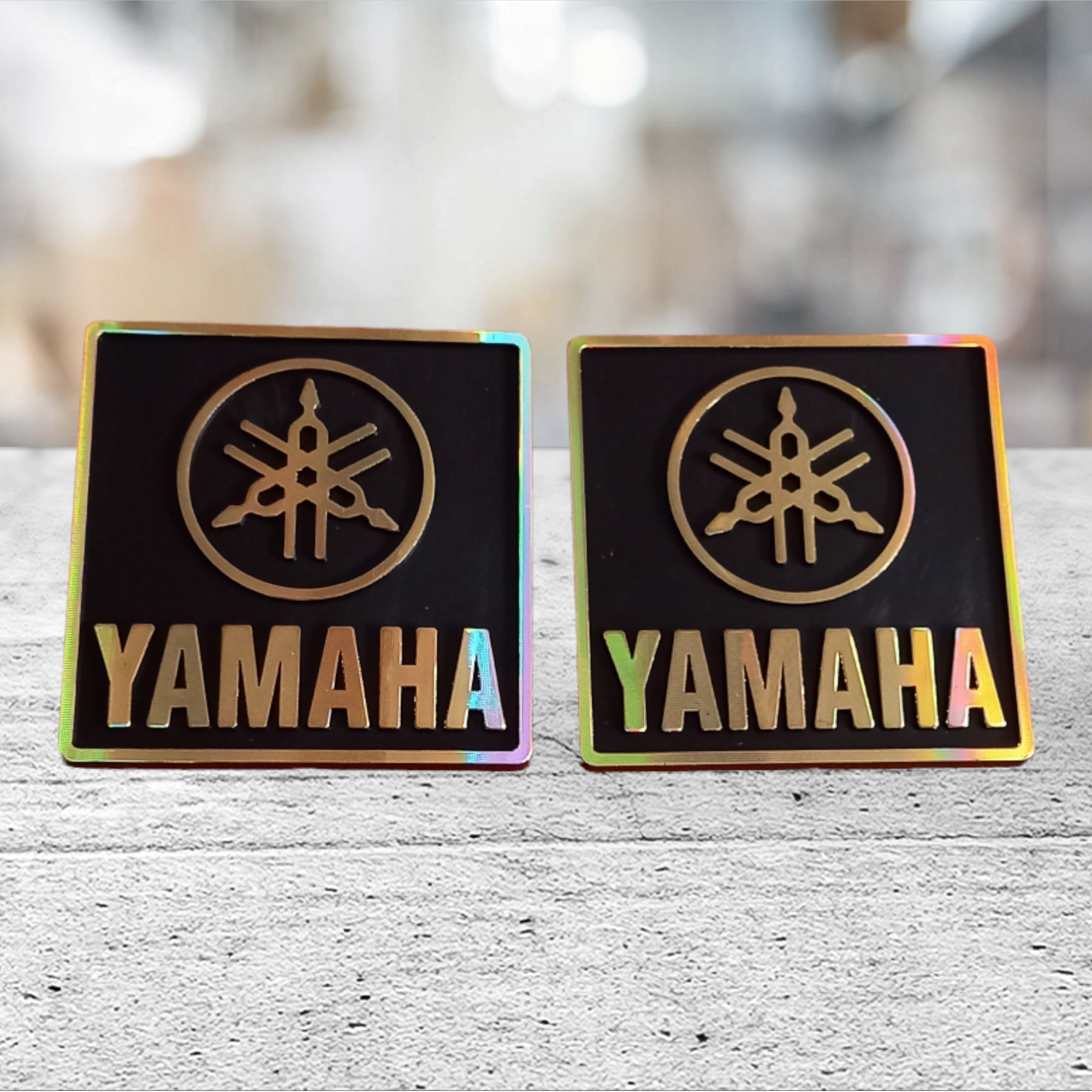 Tem dán thùng loa yamaha vuông