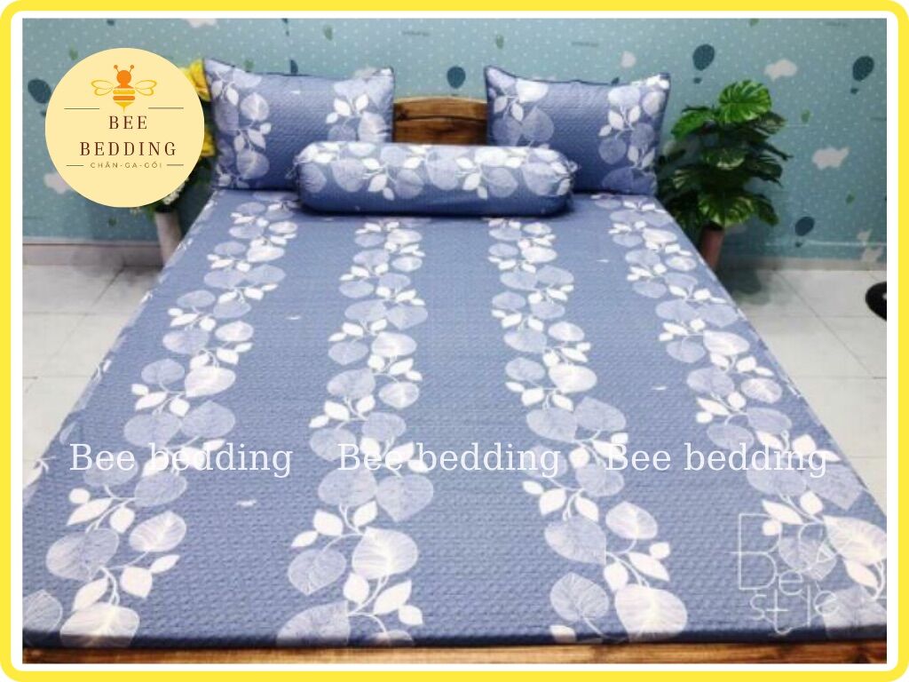 Ga lẻ 1m6x2m Cotton Thắng Lợi chuẩn logo (không áo gối, dùng cho nệm cao từ 3-15cm)