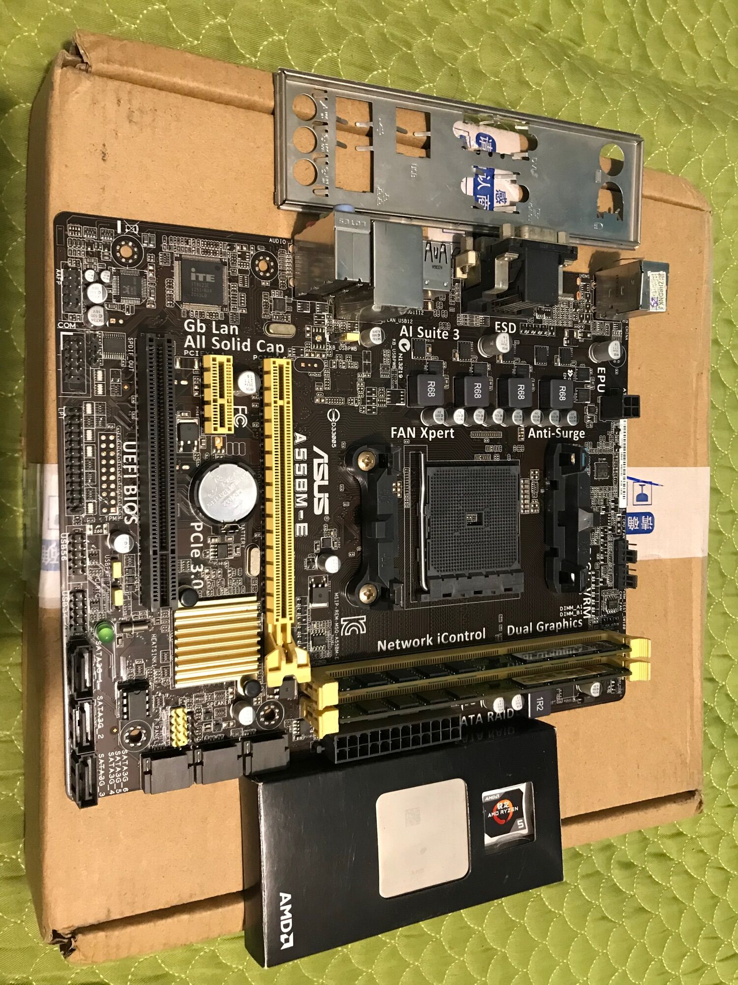 Main asus A55BM-E socket FM2,FM2+ hàng chính hãng bảo hành 6th