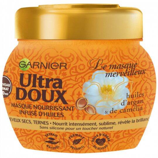 Kem ủ tóc GARNIER ultra doux 320ml ( hàng Pháp )