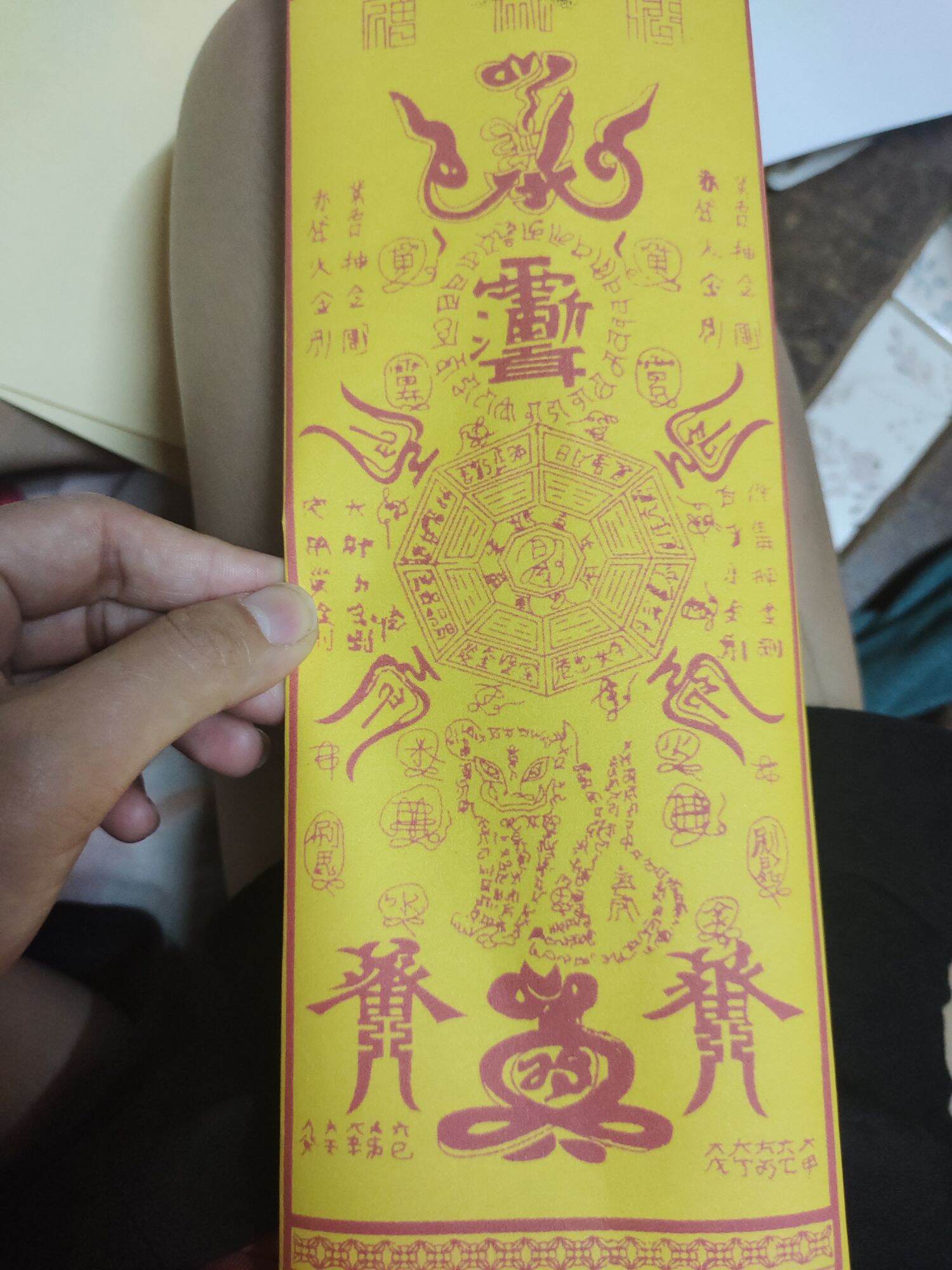 Giấy trấn trạch phong thủy may mắn