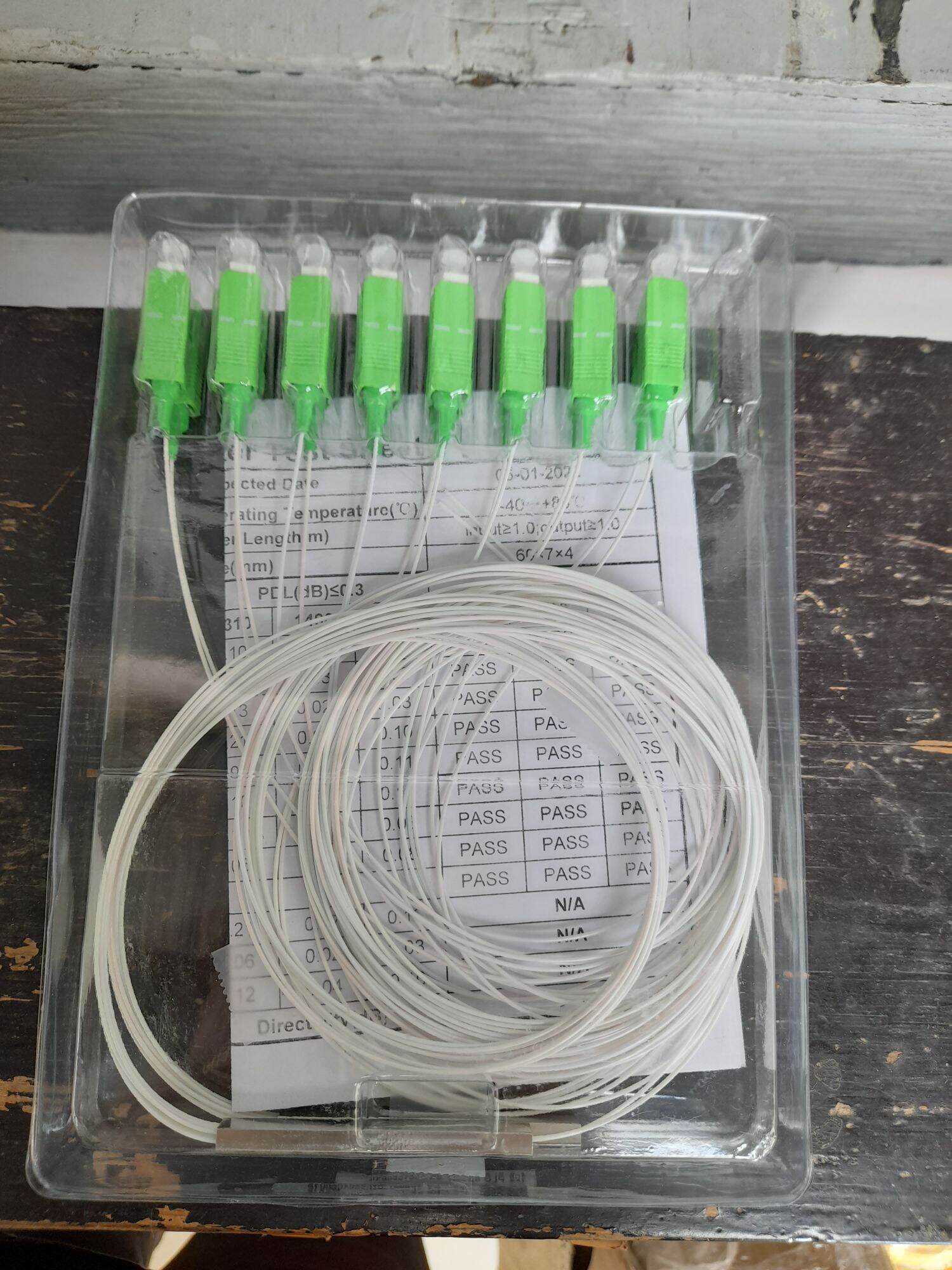 Bộ chia quang có connector 1:8 (Loại 1 bộ và Loại 2 bộ)
