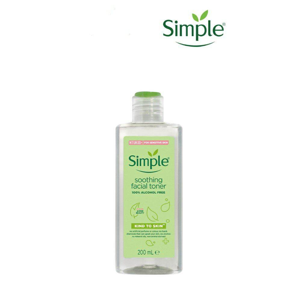 Nước hoa hồng cân bằng da dịu nhẹ simple kind to skin soothing facial toner 200ml