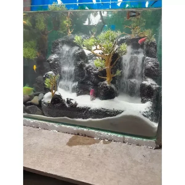 Thác Cát Bể cá Cảnh Hồ Cá Thủy Sinh Núi Đá Bể Cá