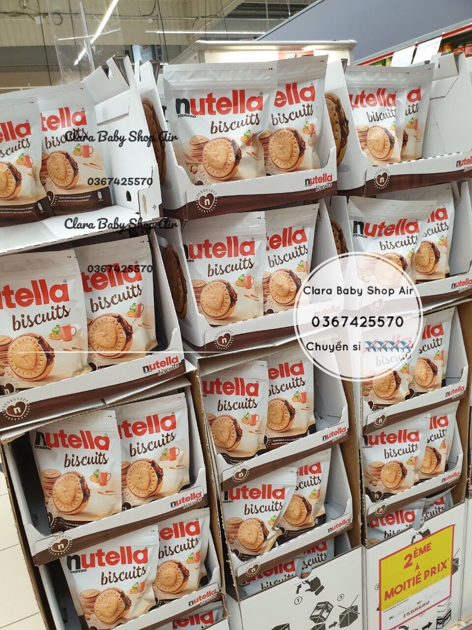 Bánh quy nutella nhân maca socola (gói 304g)